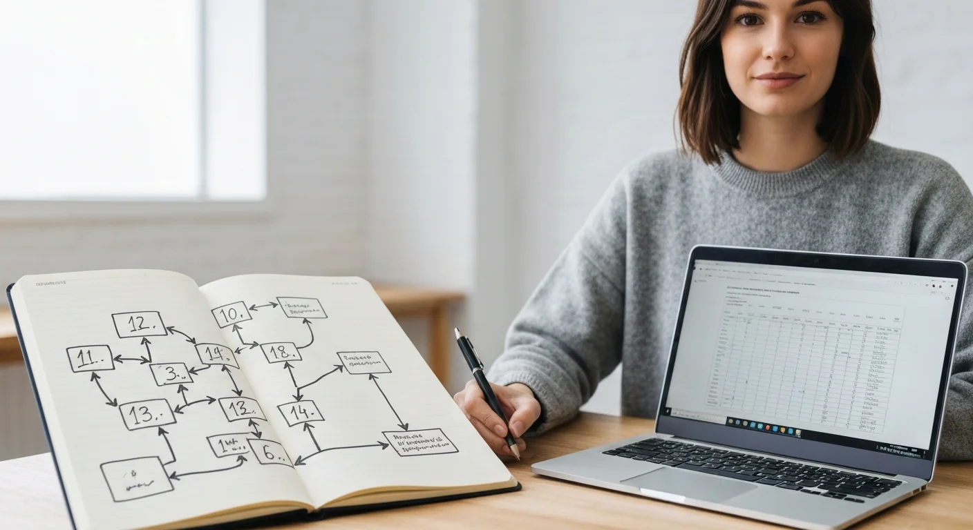 Diagramm mit den 13 Modulen des DigiMan-Kurses als Lernpfad